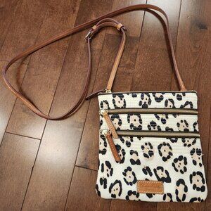 Dooney and Bourke triple zip crossbody bag